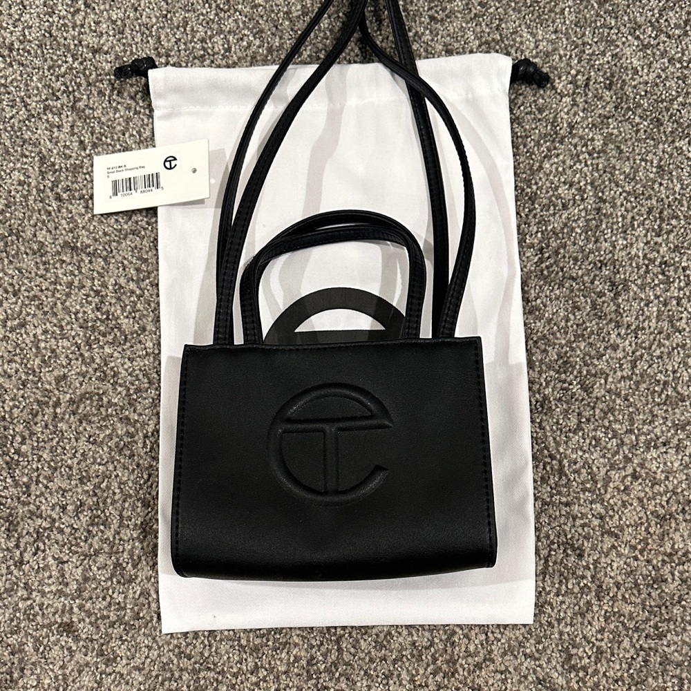 Telfar Small Black Shopping Bag